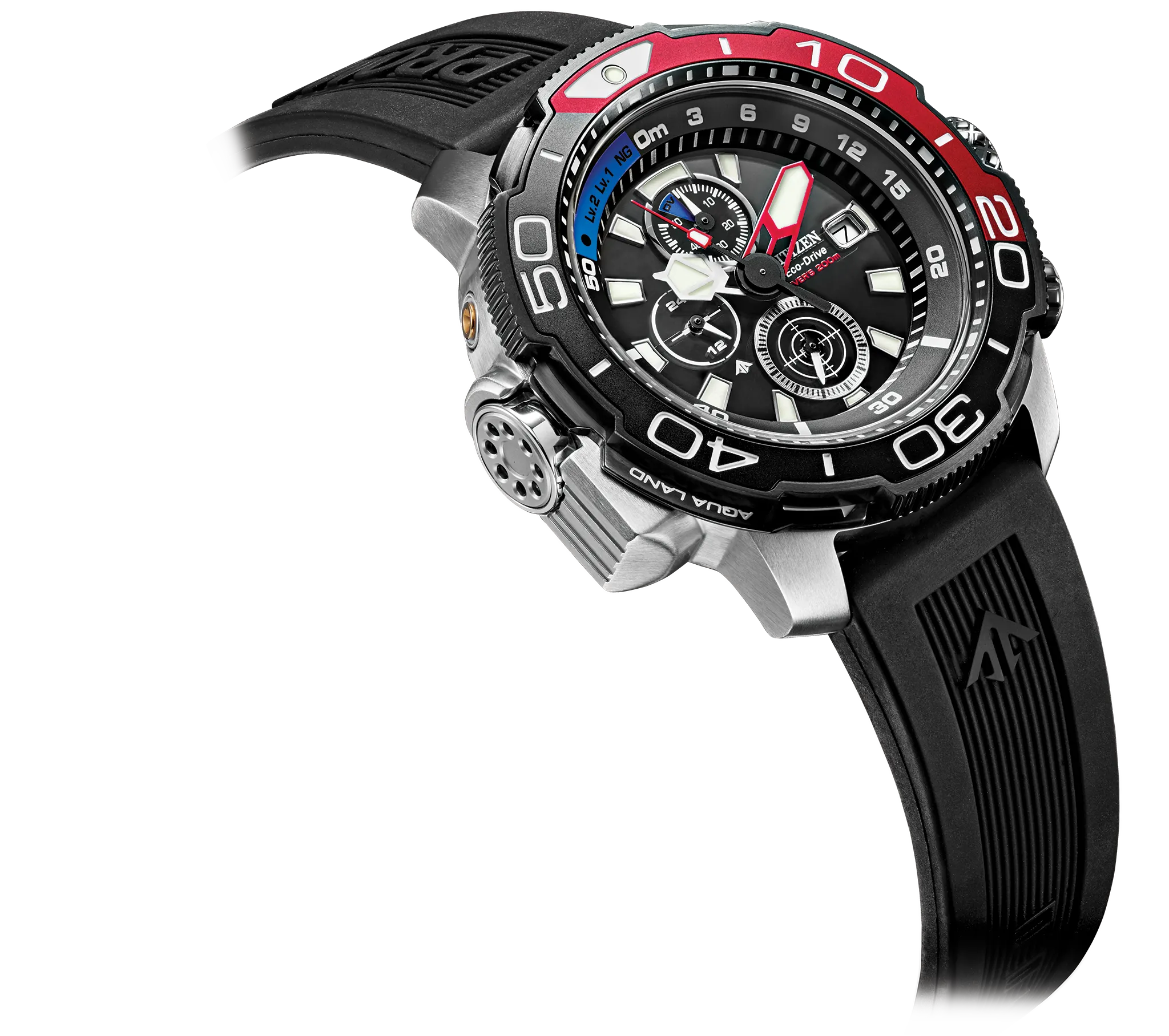 Promaster Aqualand Black Dial Polyurethane Strap BJ2167-03E | CITIZEN